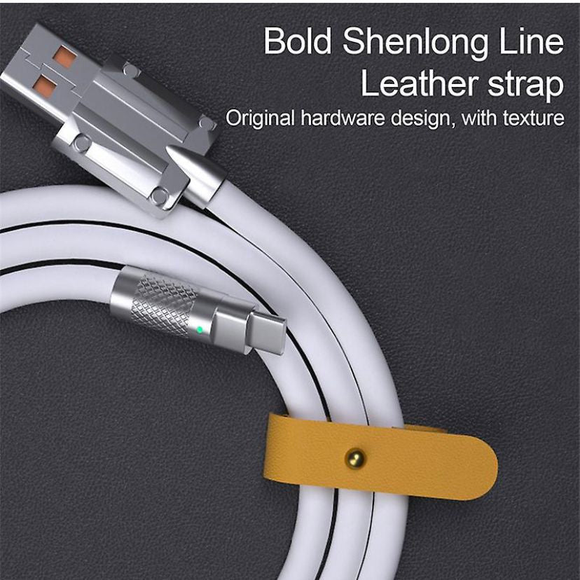 Heavy Duty: 120w 6a Super Fast ChargeLiquid Silicone Cable