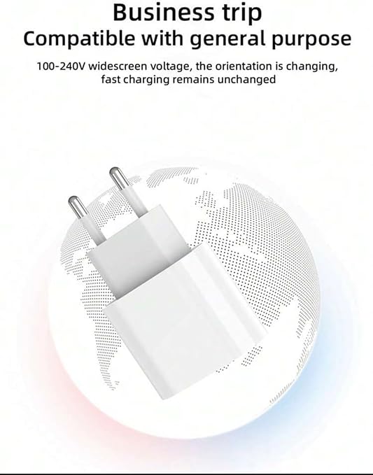 20W USB-C Power Adapter Compatible For iPhone/Samsung (20W) 1Port USB-C PD PPS Wall