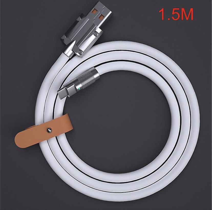 Heavy Duty: 120w 6a Super Fast ChargeLiquid Silicone Cable