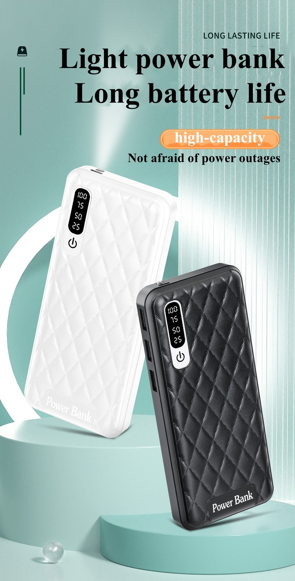 Fast charging Power Bank 12000mAh