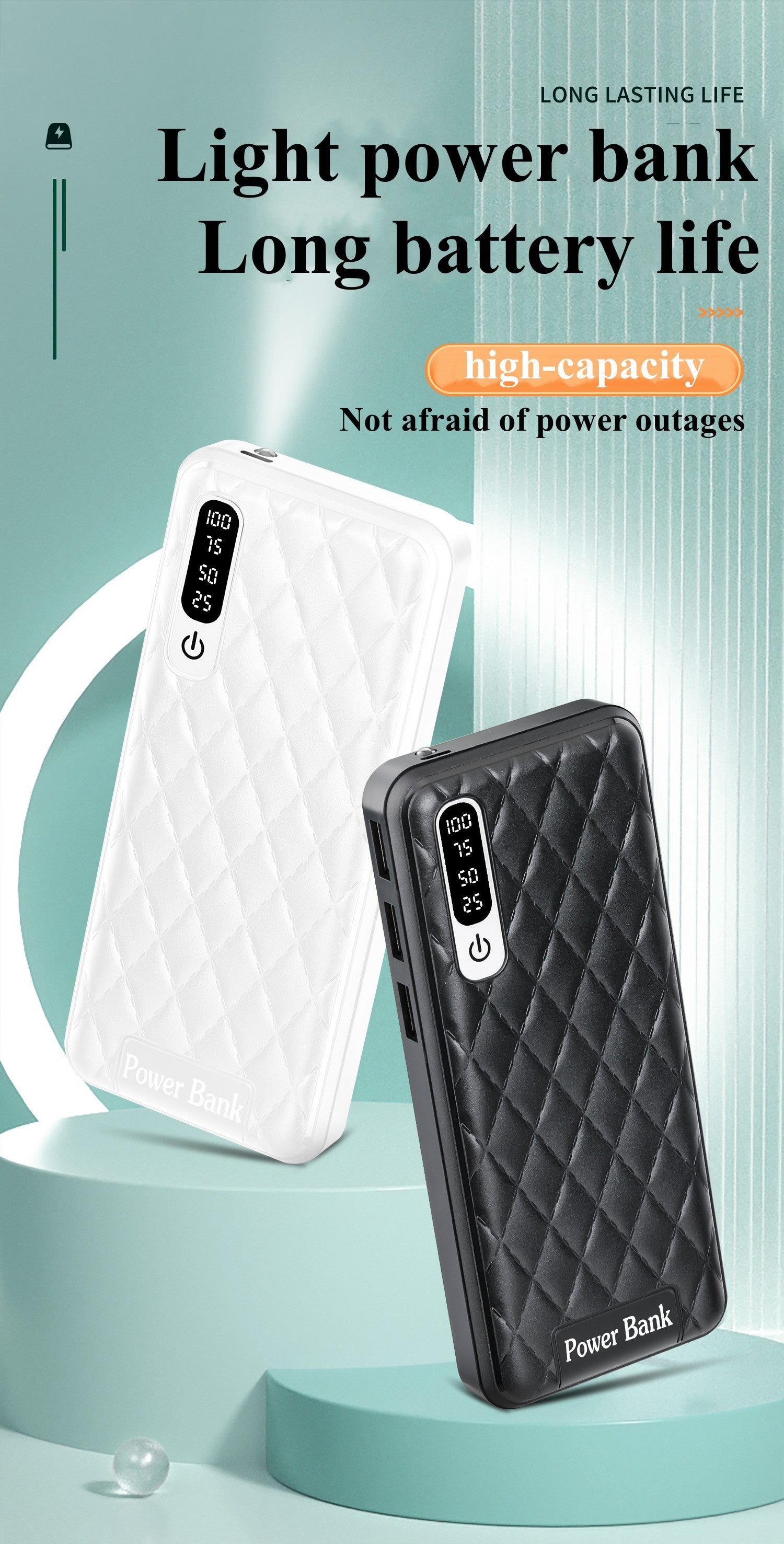 Fast charging Power Bank 12000mAh
