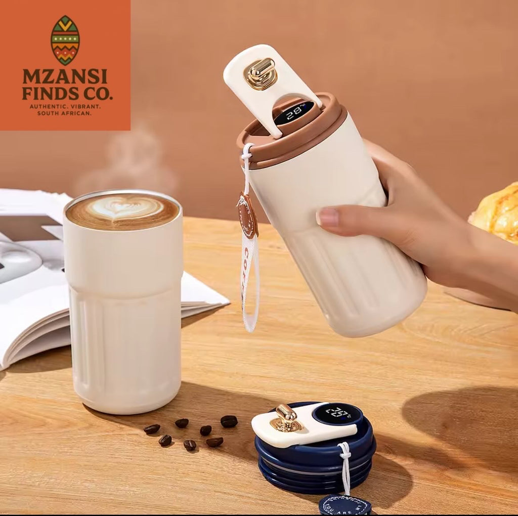 Smart Digital Temperature Display Thermos Travel Mug - 450ml