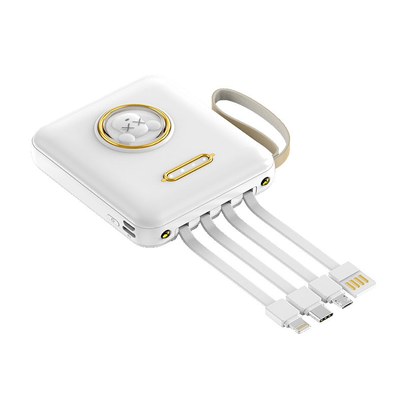 Loveday 4 in1 Cute 12000mAh Mini Fast-Charging with Power Bank