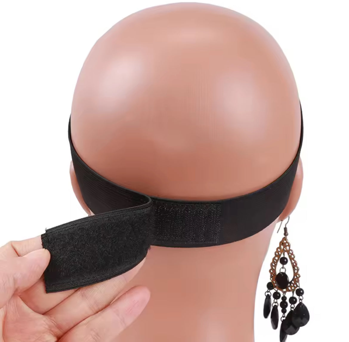 Hair Elastic Band For Wigs Strong Hold Wigs Elastic Headband Edges Elastic Band Adjustable Wig Band For Fixed Lace Wig Width