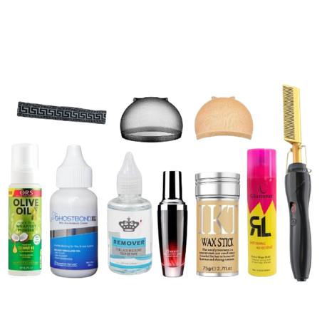 Complete Hot Comb Set for Brazilian Wig Installation & Maintenance