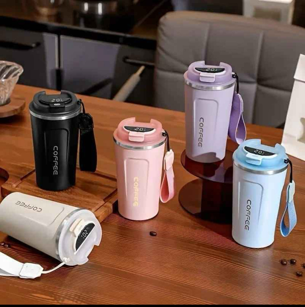 510ml Smart Touch Temperature Display Double Walled Travel Coffee Flask